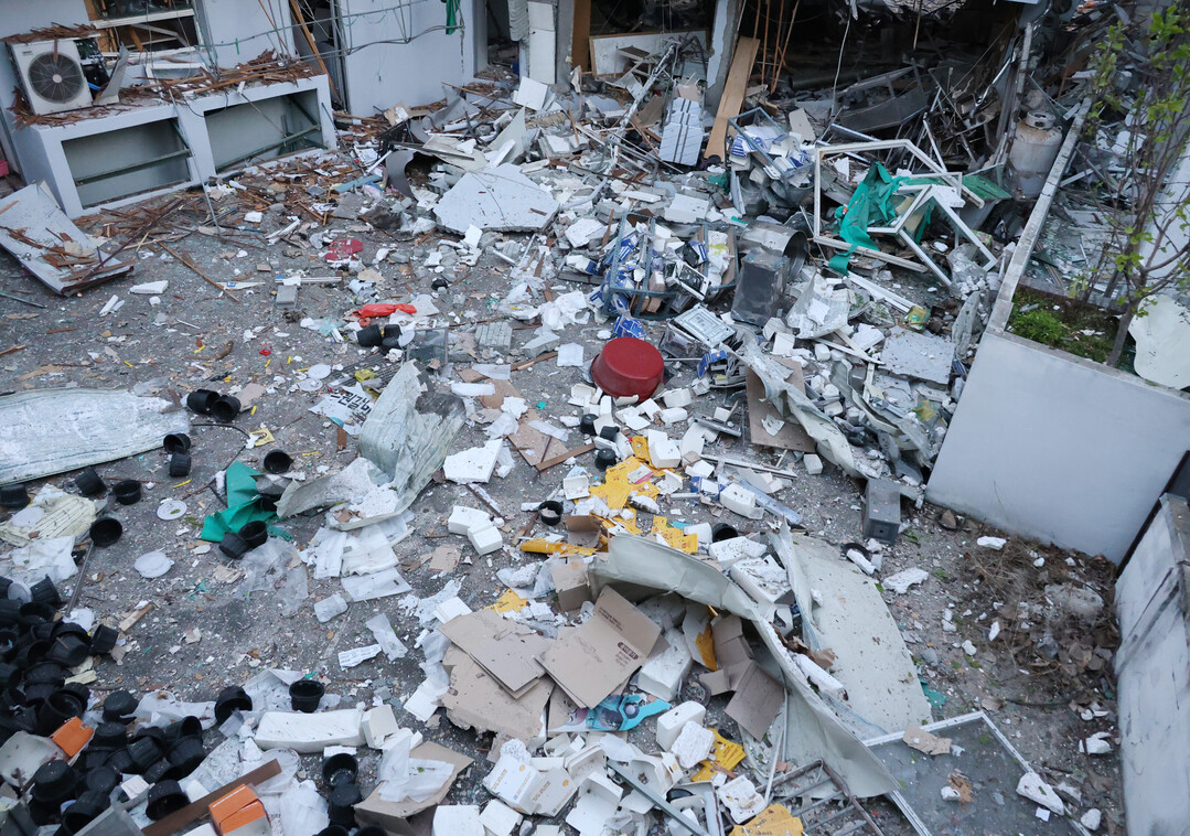 LP 가스 폭발 추정 사고 지점